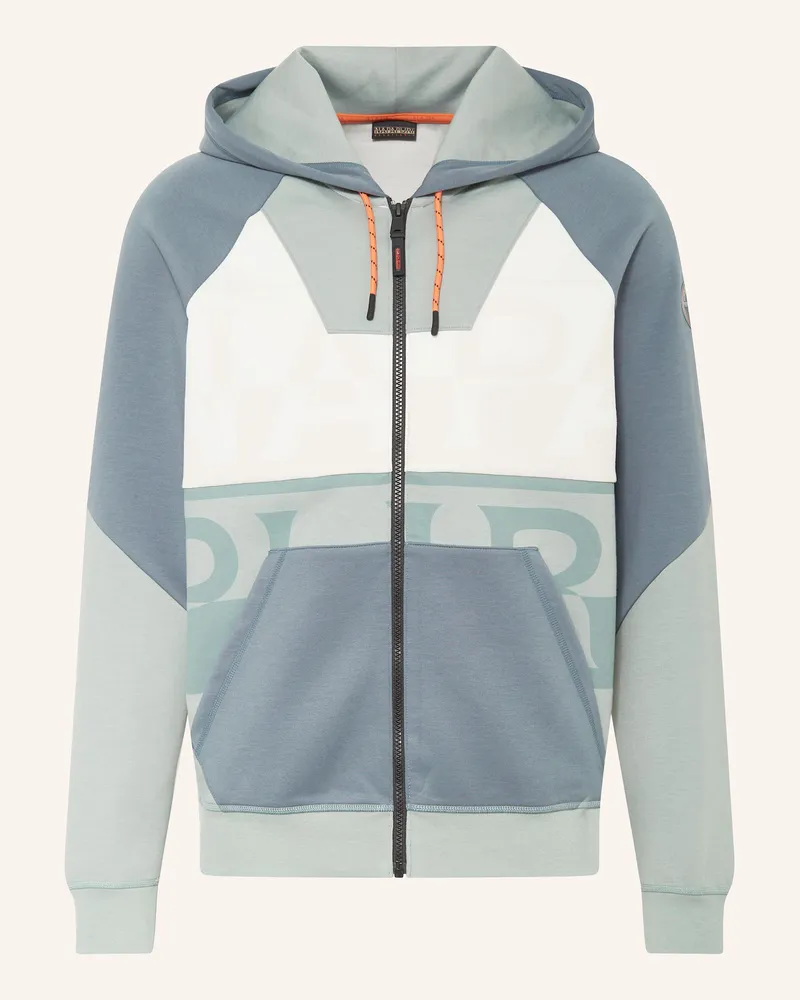 Napapijri Sweatjacke Anghiari gruen Blaugrau