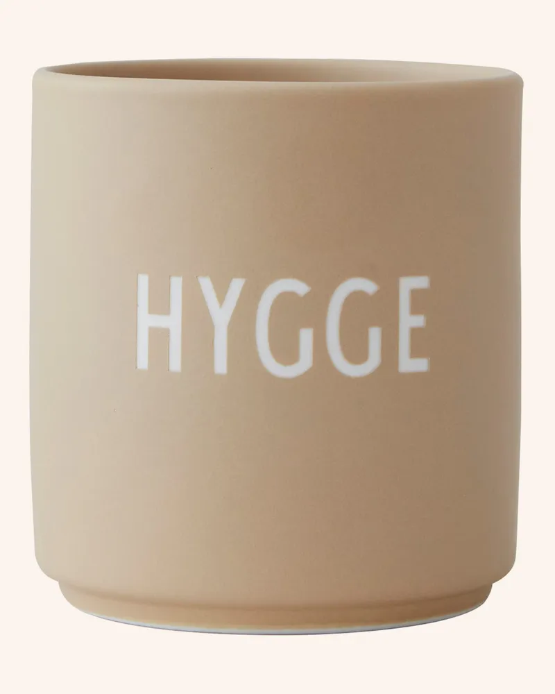 DESIGN LETTERS Becher Hygge beige Hellgelb