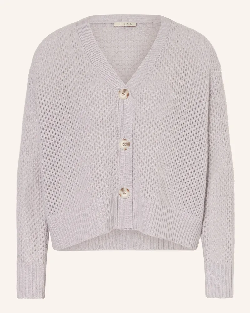 lilienfels Strickjacke mit Cashmere Grau
