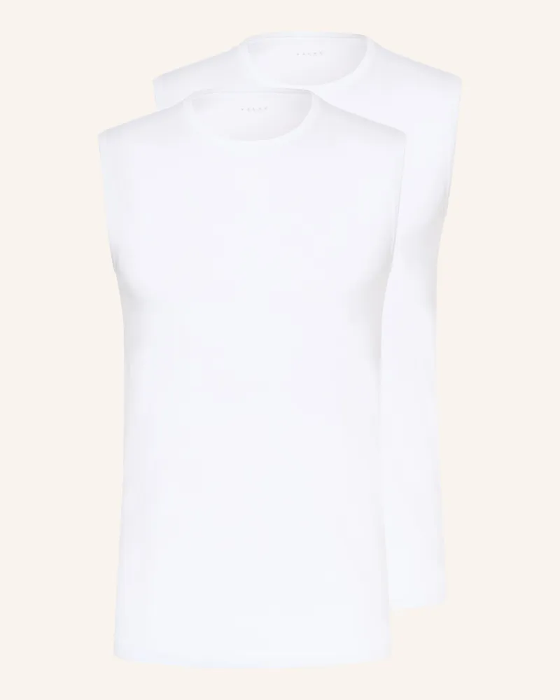 Falke 2er-Pack Unterhemden Daily Comfort weiss Weiss