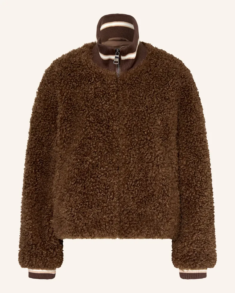No. 1 Como Blouson braun Dunkelbraun