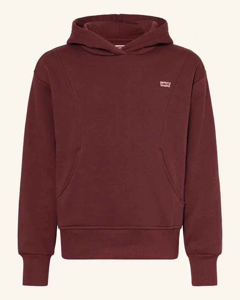 Levi's Hoodie Dunkelrot