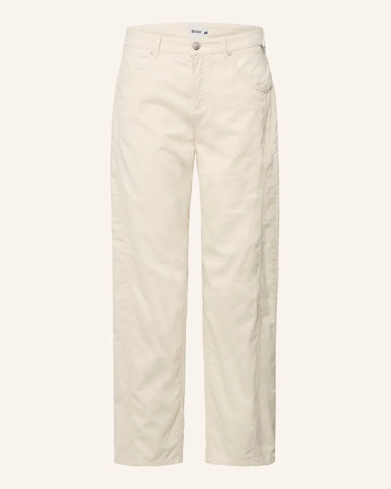 Brax 7/8-Hose Megan Aus Cord weiss Weiss
