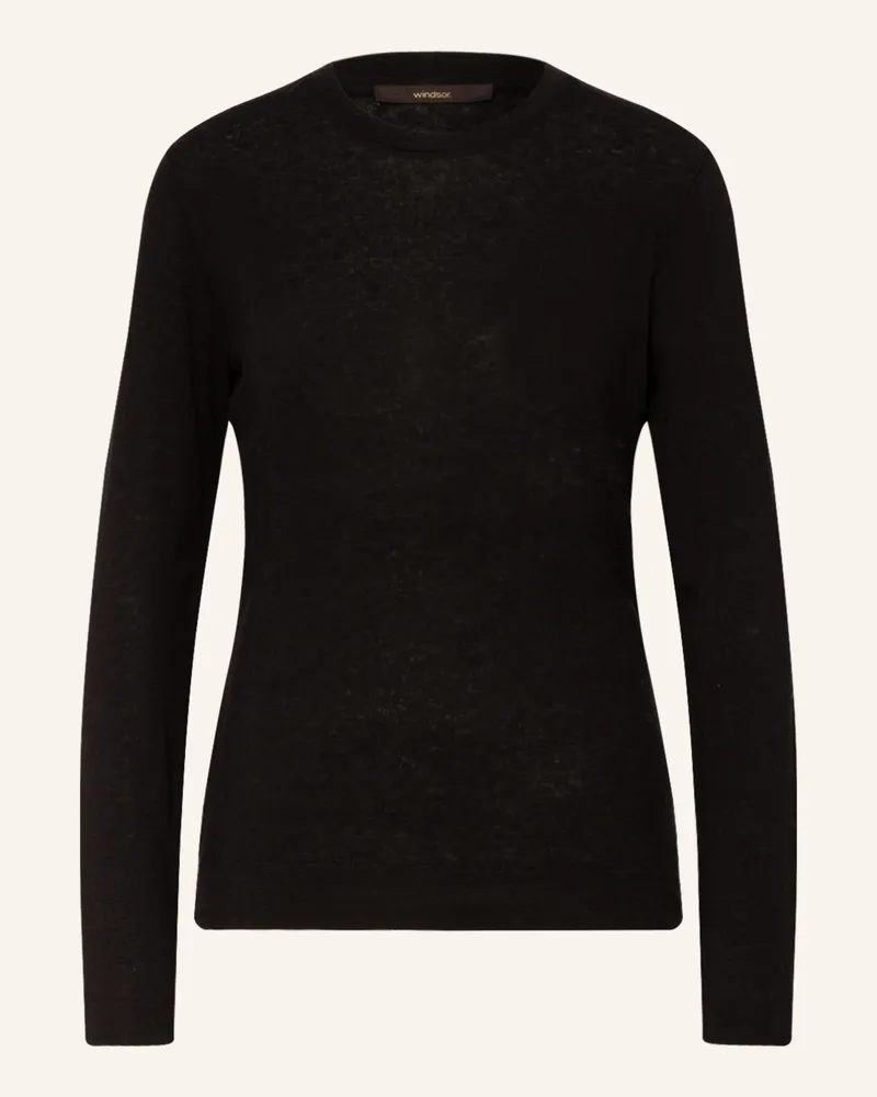 windsor. Longsleeve schwarz Schwarz