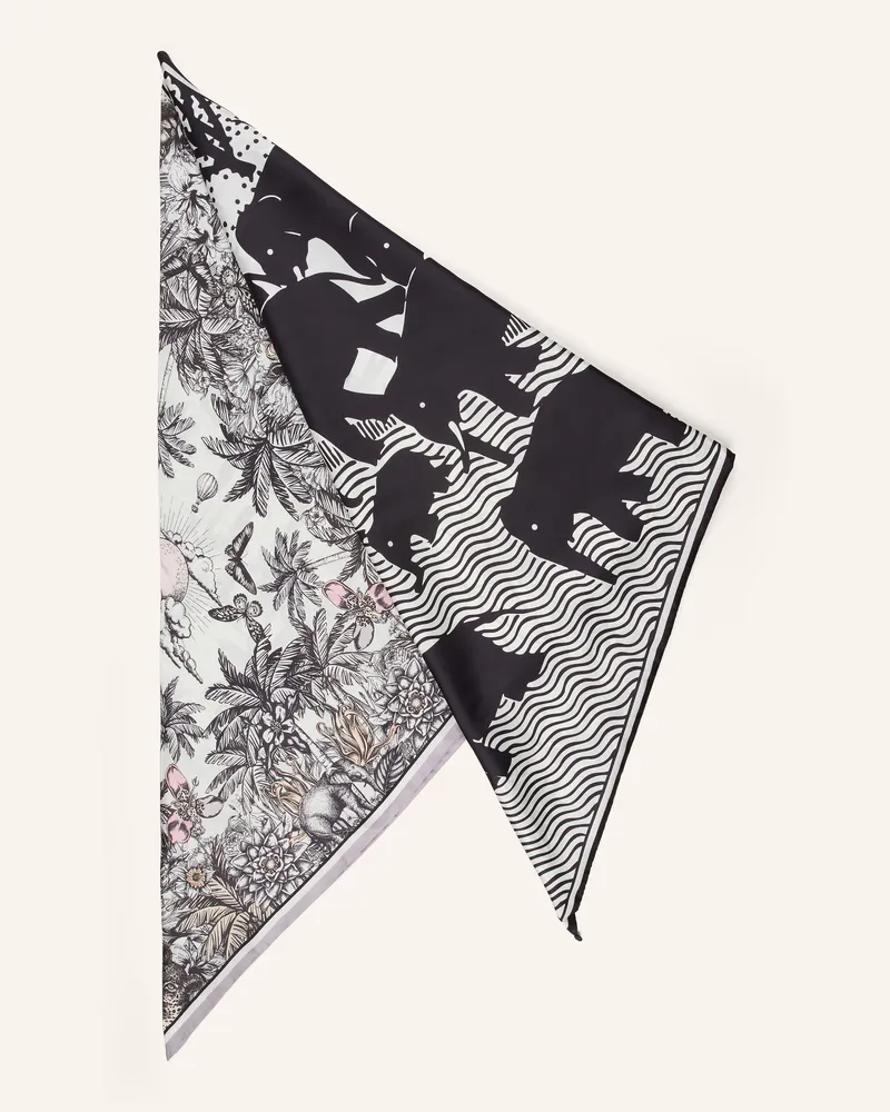 Codello Dreieckstuch aus Seide Weiss