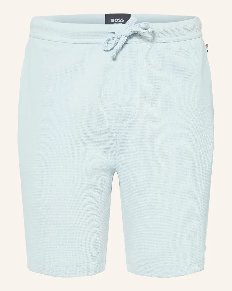 HUGO BOSS Schlafshorts blau Hellblau