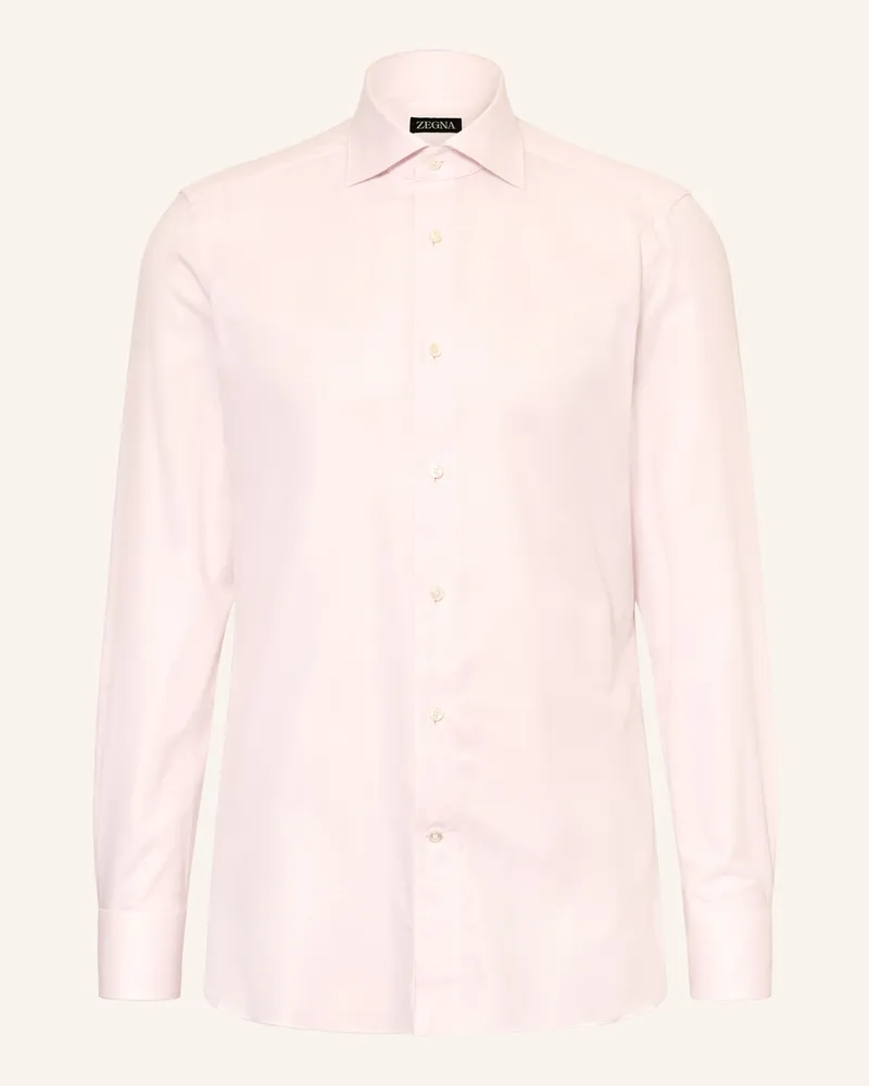 Ermenegildo Zegna Hemd Regular Fit Hellrosa