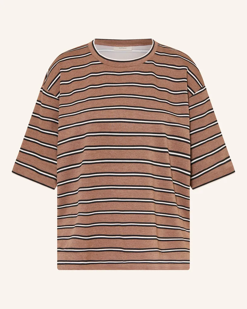 InWear T-Shirt Pannieiw braun Braun
