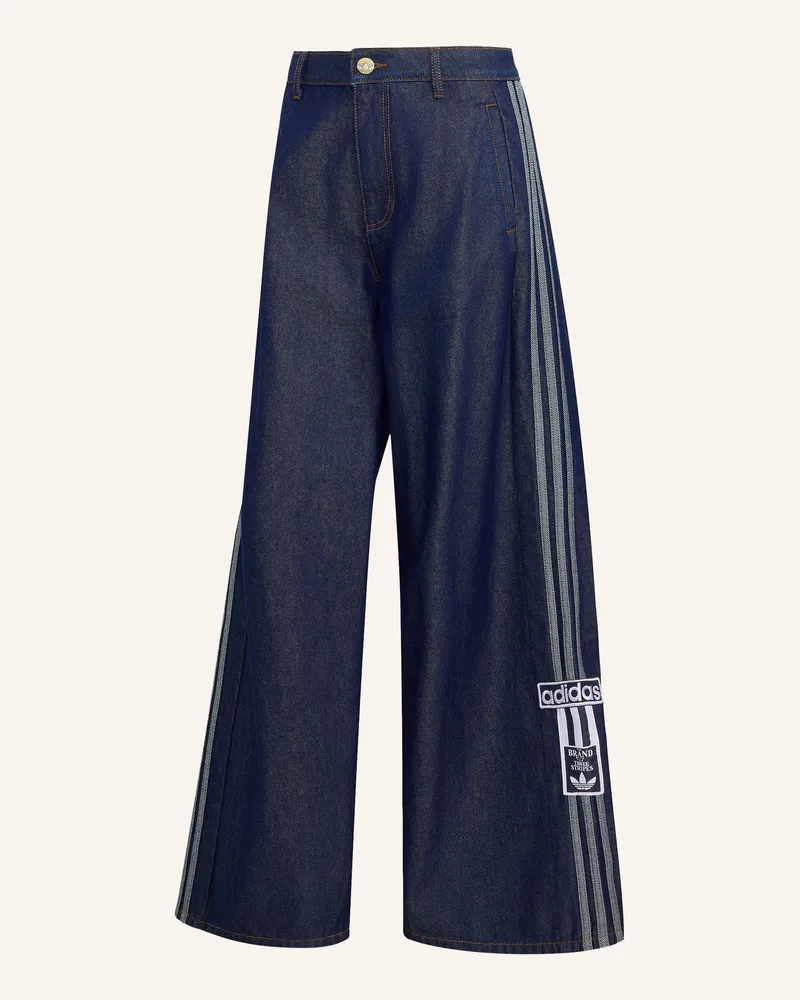 adidas Wide Leg Jeans Adibreak blau Inddnm