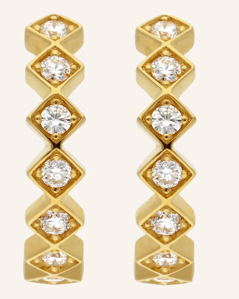 CADA Ohrringe Maya Hoops gold Gold