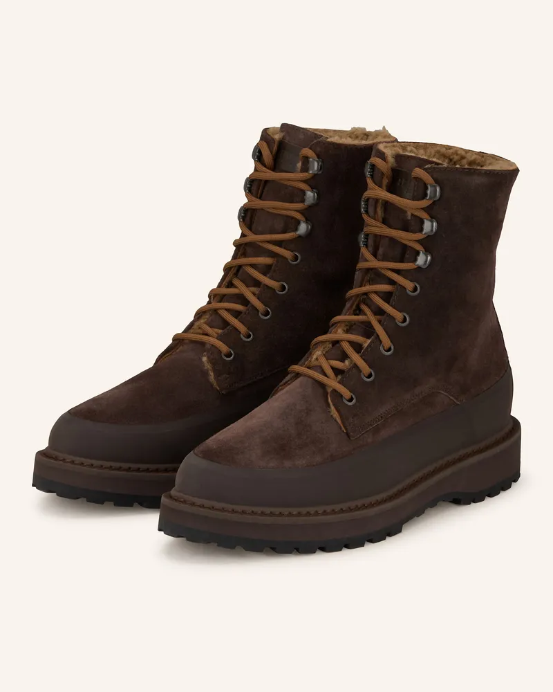Le Monde Béryl Schnürboots Dolomite braun Dunkelbraun