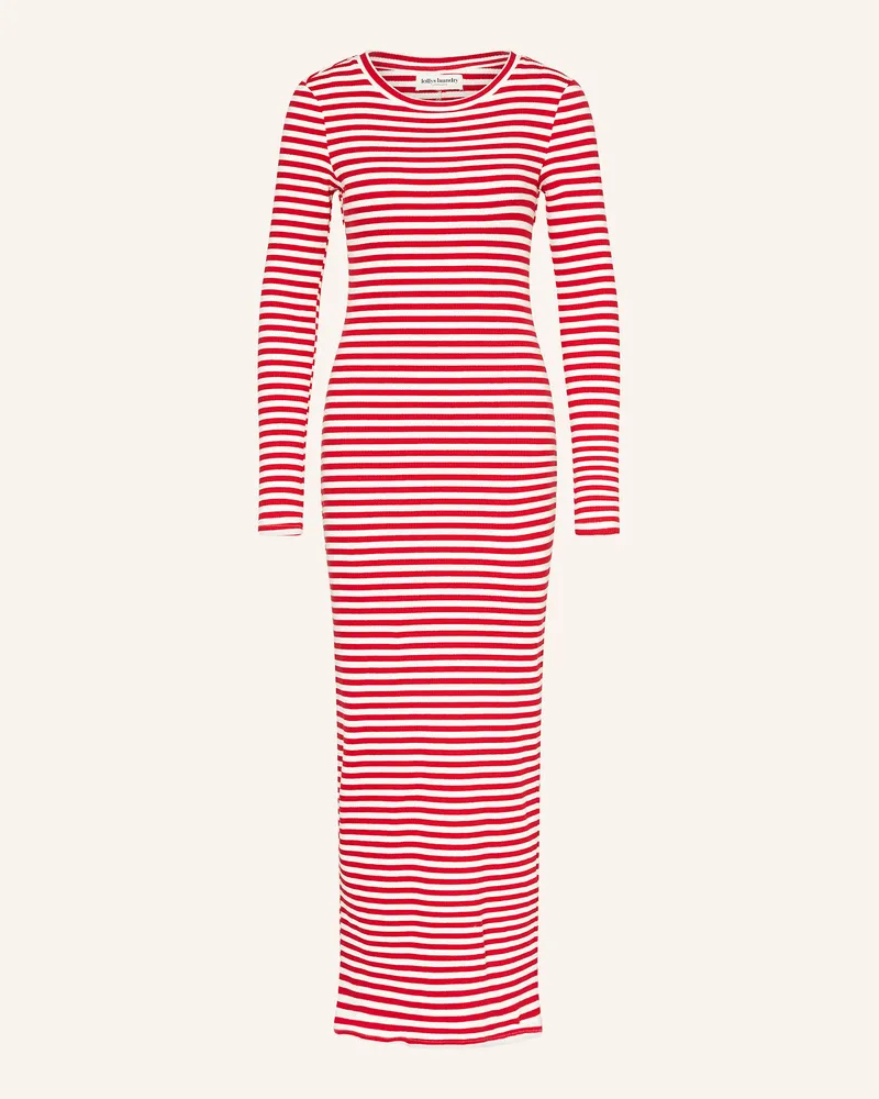 Lollys Laundry Kleid Christinell rot Weiss