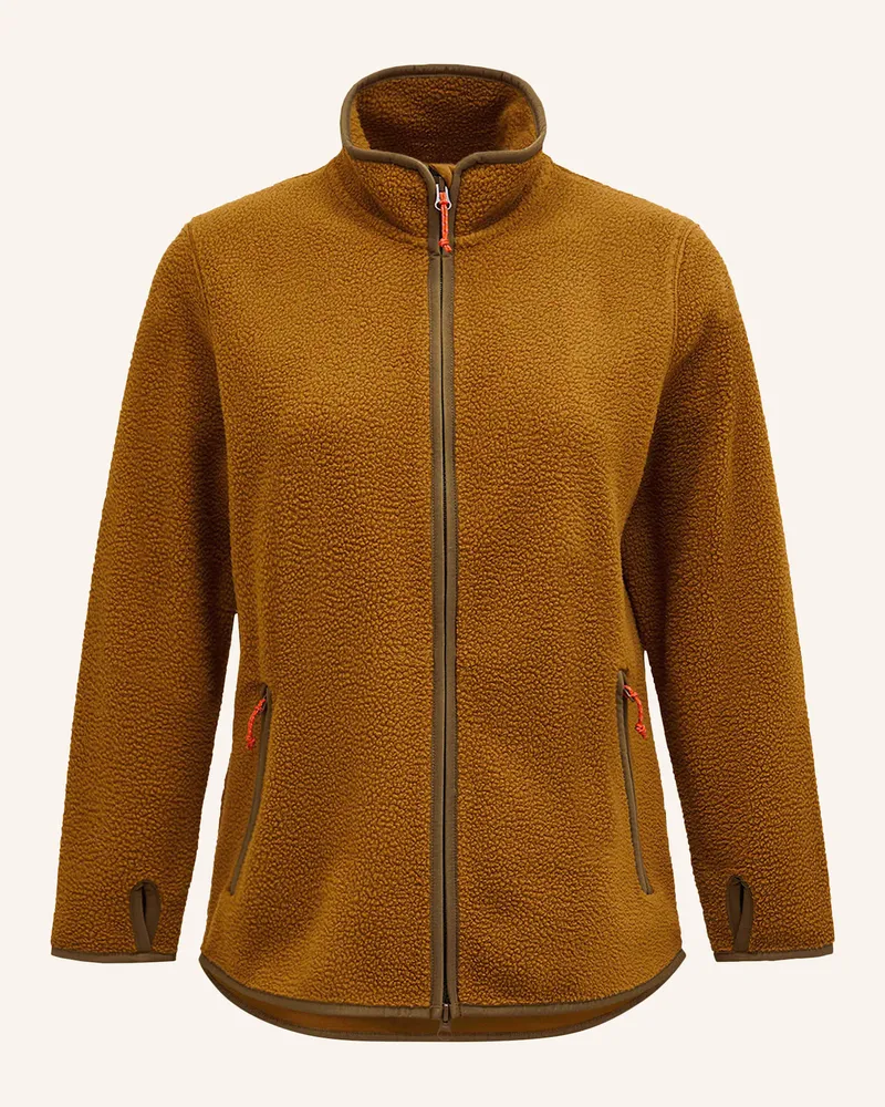 Peak Performance Fleecejacke Braun