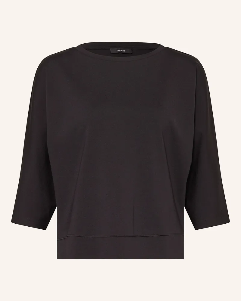 OPUS T-Shirt Salane schwarz Schwarz