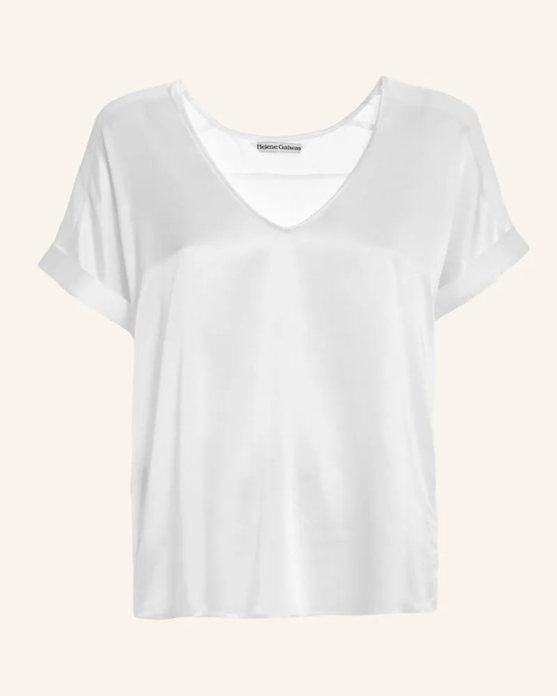 Helene Galwas Oberteil Mit Abnehmbaren Federn Ava weiss Weiss