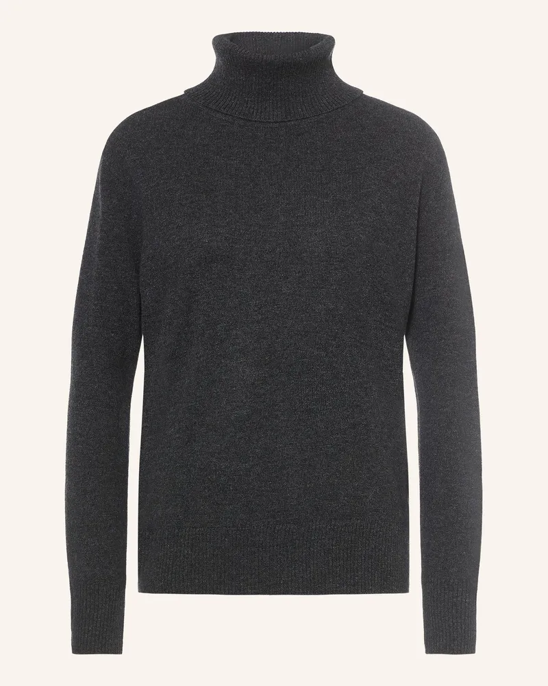 Rosemunde Rollkragenpullover Laica Mit Cashmere grau Dunkelgrau