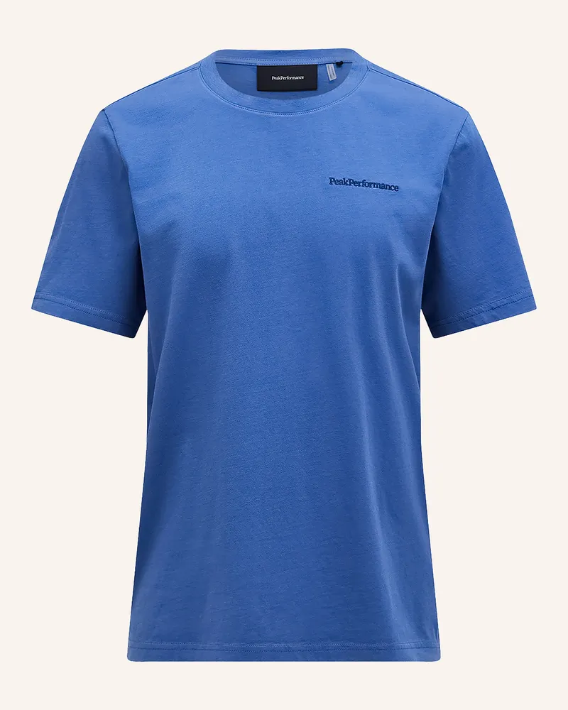 Peak Performance T-Shirt Original Small Logo blau Blau