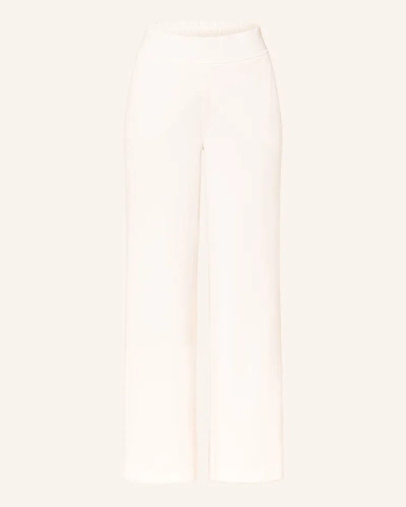 Milano Italy Marlenehose aus Jersey Ecru