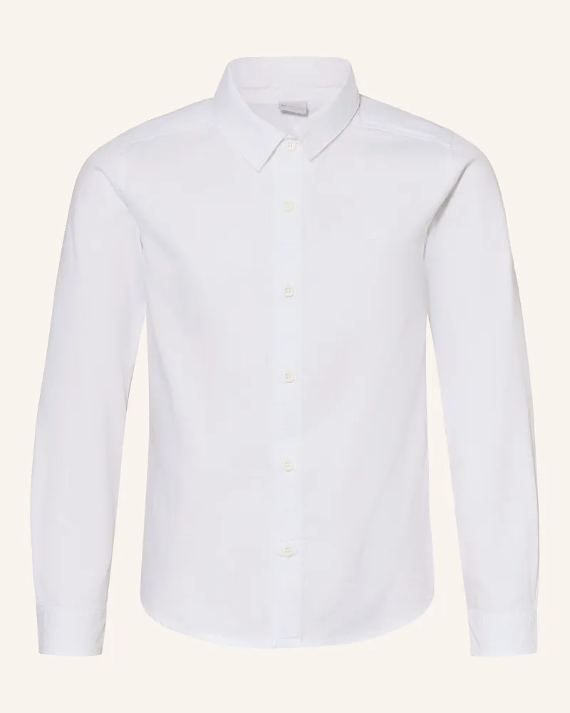 Petit Bateau Hemd weiss Weiss