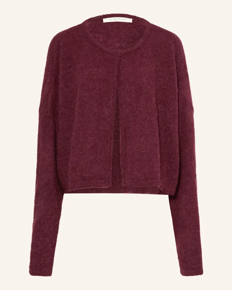 by Aylin Koenig Strickjacke Marlie Aus Alpaka rot Dunkelrot