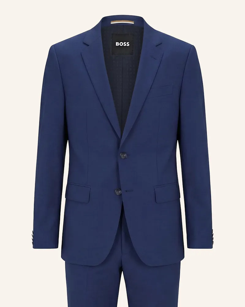 HUGO BOSS Business Anzug H-HUGE-2PCS-224 Slim Fit Dunkelblau