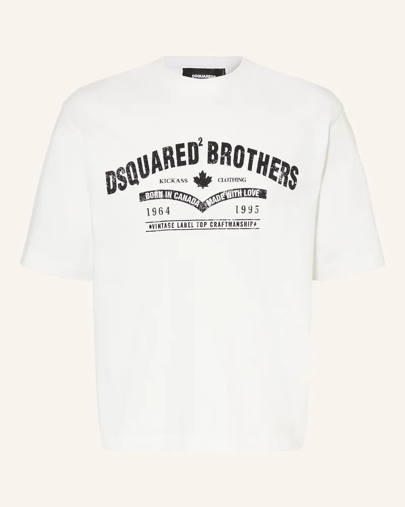 Dsquared2 T-Shirt weiss Weiss