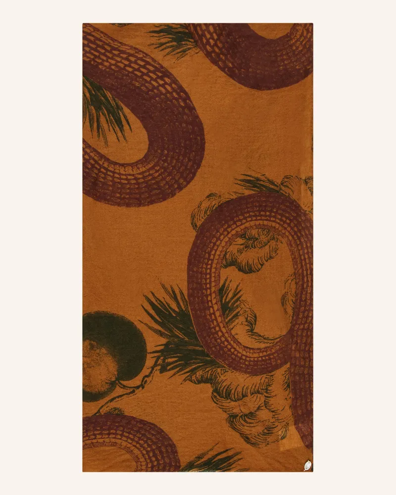 Friendly Hunting Cashmere-Tuch FELTED GARDEN OF EDEN Braun