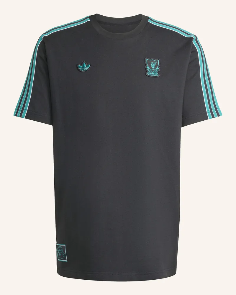 adidas Liverpool Fc Terrace Icons Shirt schwarz Schwarz