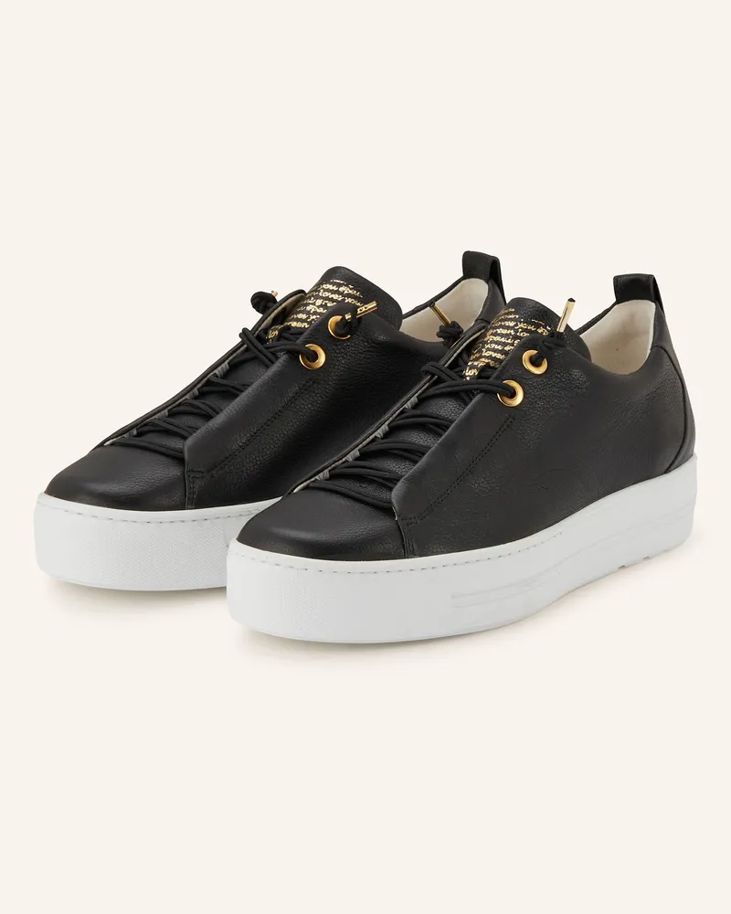 paul green Sneaker schwarz Schwarz