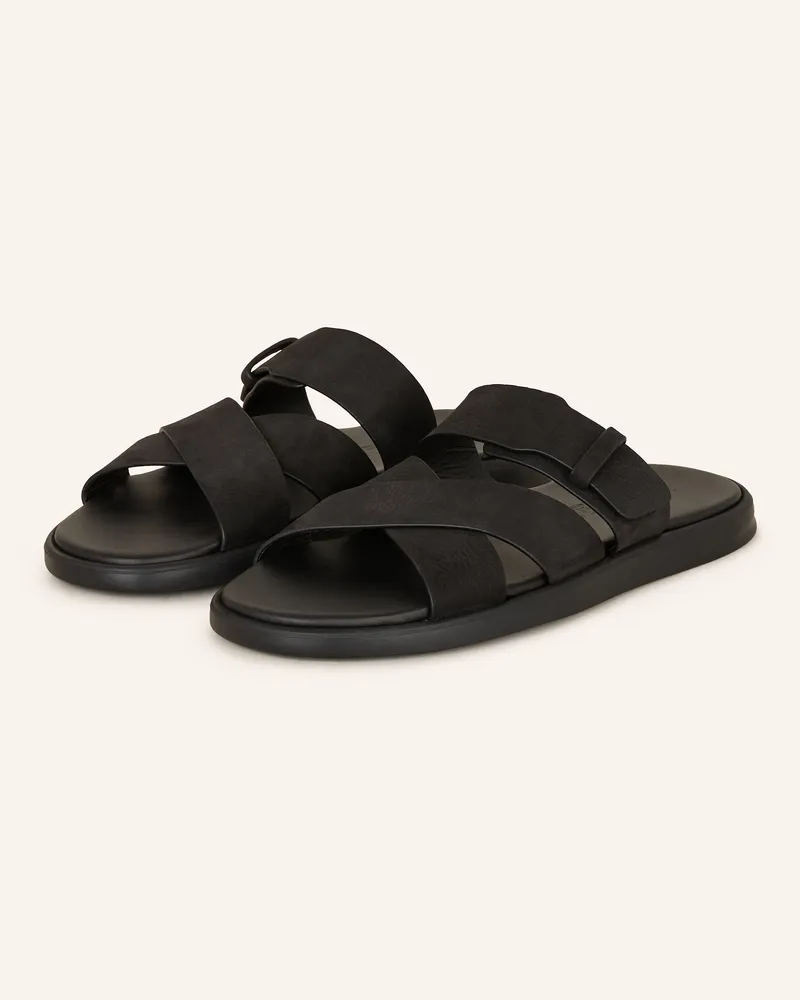 Doucal´s Pantoletten Sandalo schwarz Schwarz