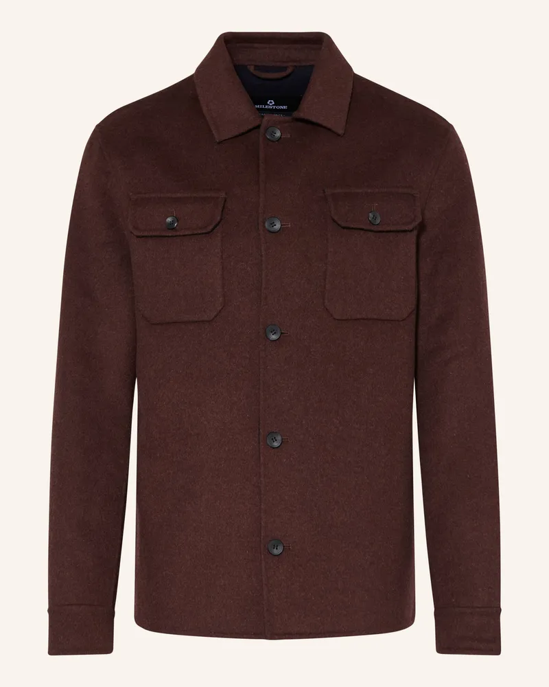 Milestone Overjacket Msprescot rot Dunkelrot