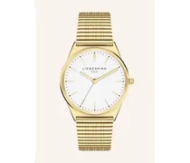 Liebeskind Armbanduhr  aus  Edelstahl Gold