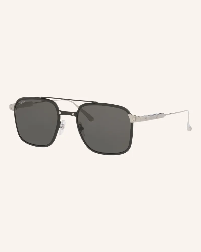 Cartier Sonnenbrille 6L001899 schwarz Schwarz