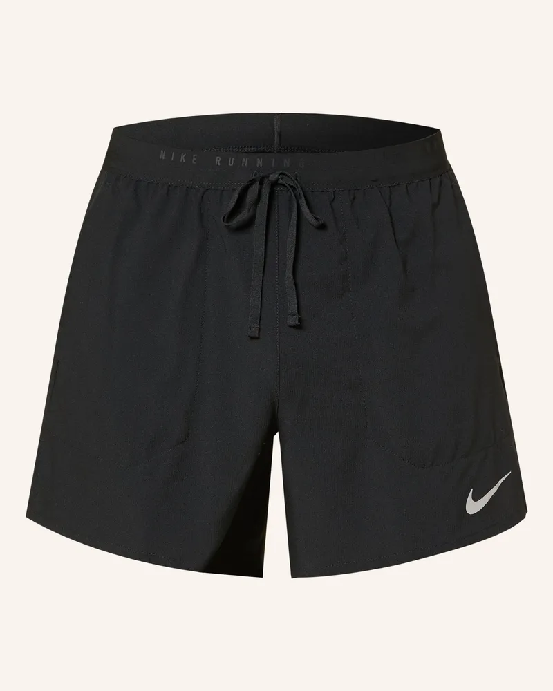 Nike 2-In-1-Laufshorts Stride schwarz Schwarz
