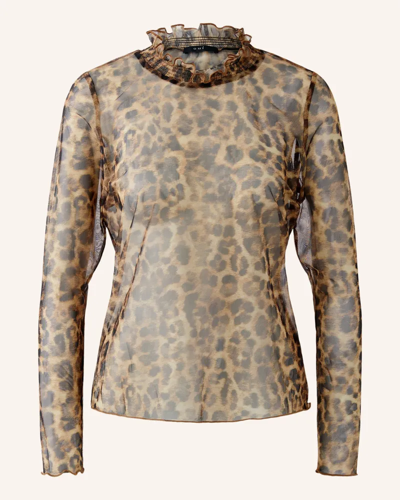 Oui  Longsleeve Braun