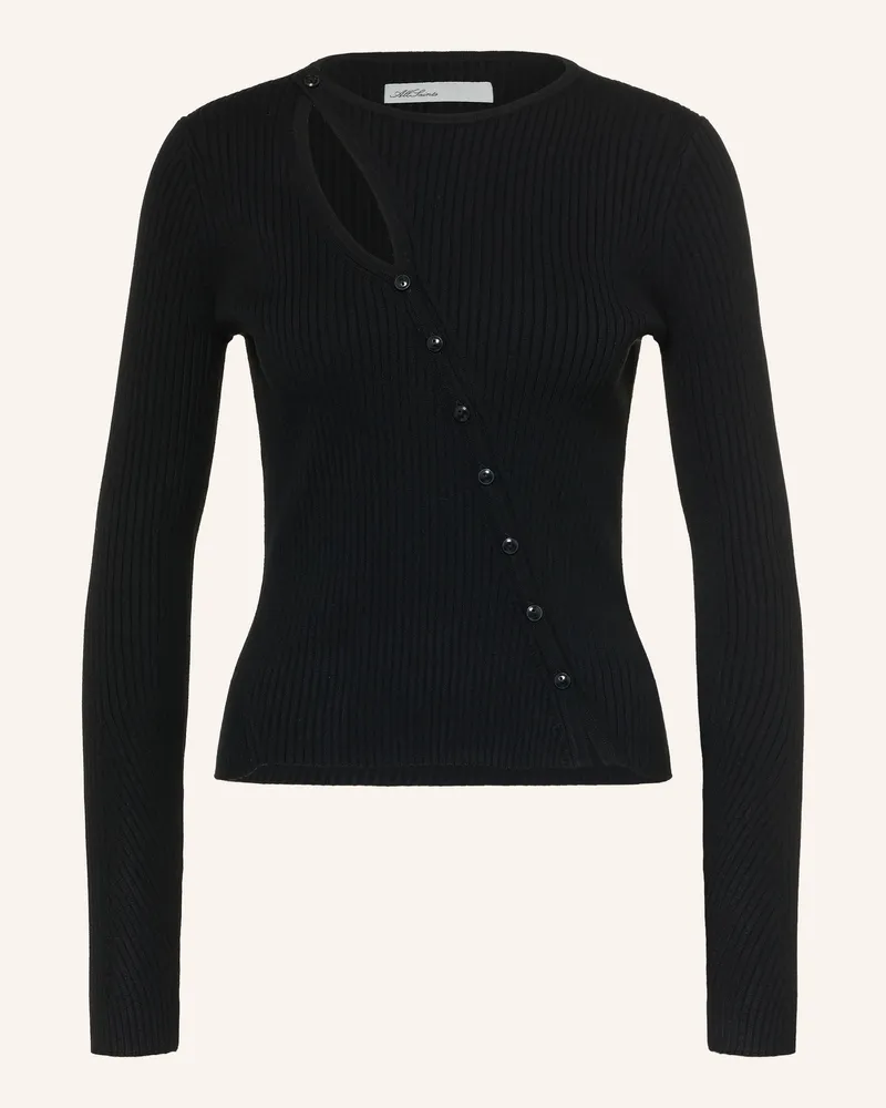 AllSaints Strickjacke Cruz schwarz Schwarz