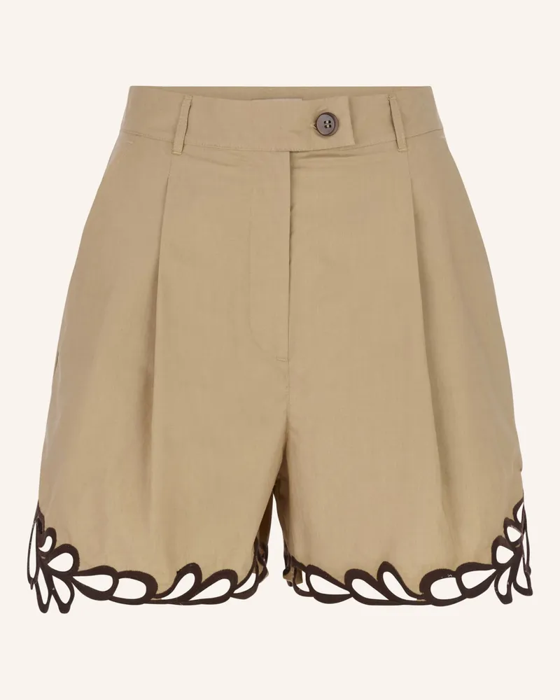 Malej Baumwollshorts LEGNANO Beige