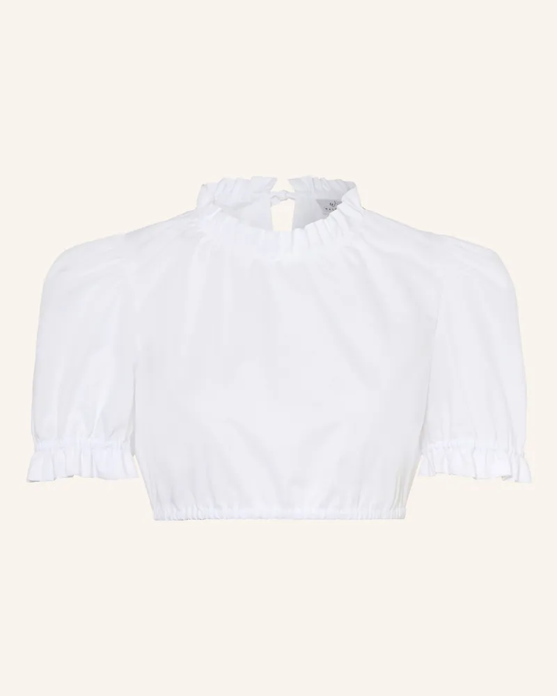 WALDORFF Dirndlbluse weiss Weiss