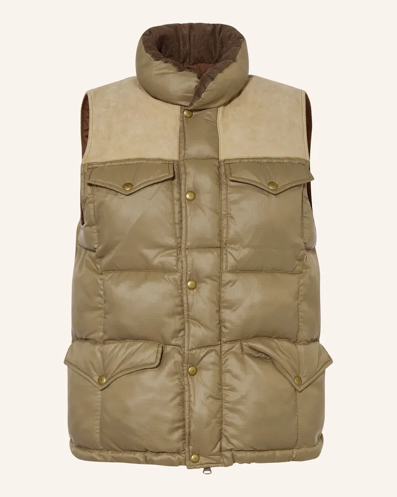 RRL Steppweste Khaki