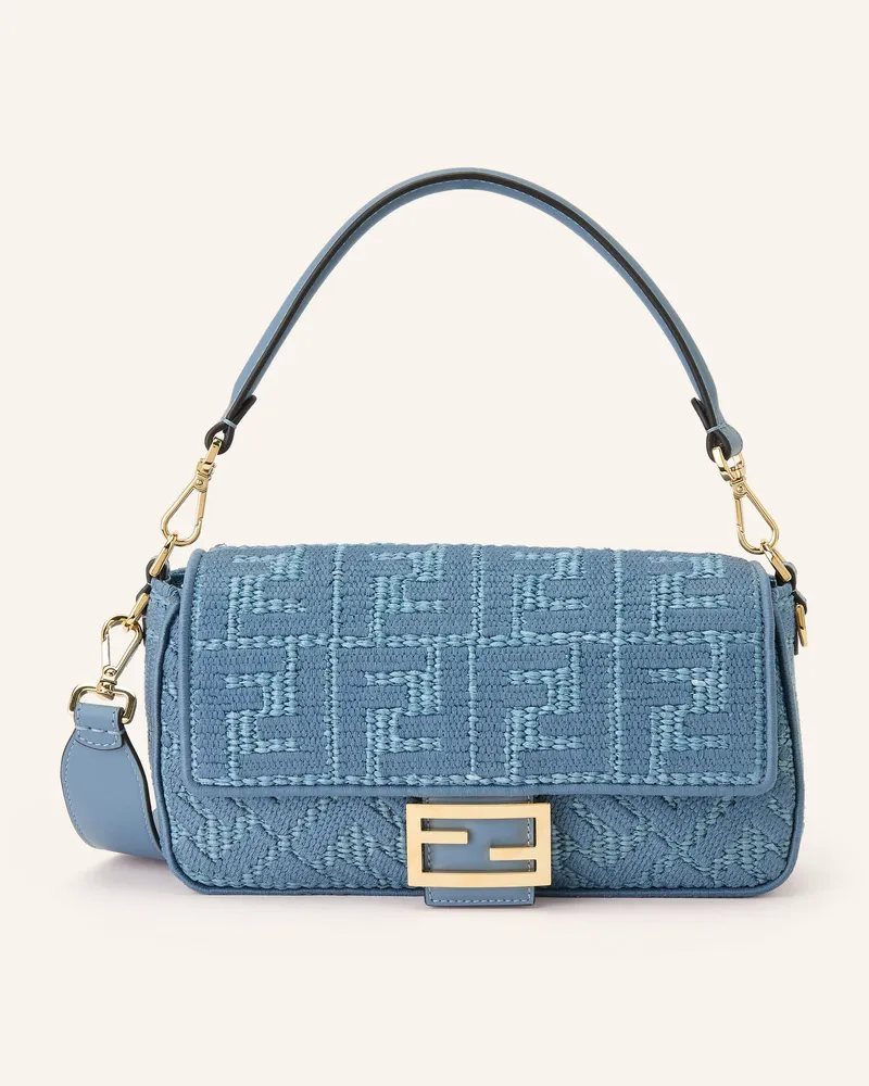 Fendi Handtasche Baguette blau Blau