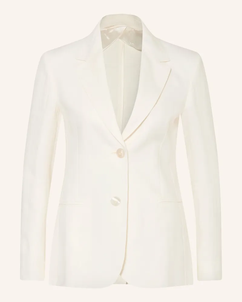 Max Mara Leinenblazer Mstbello weiss Ecru