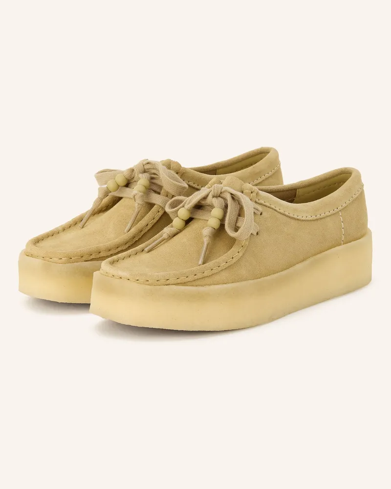 Clarks Schnürer WALLABEE CUP Hellbraun