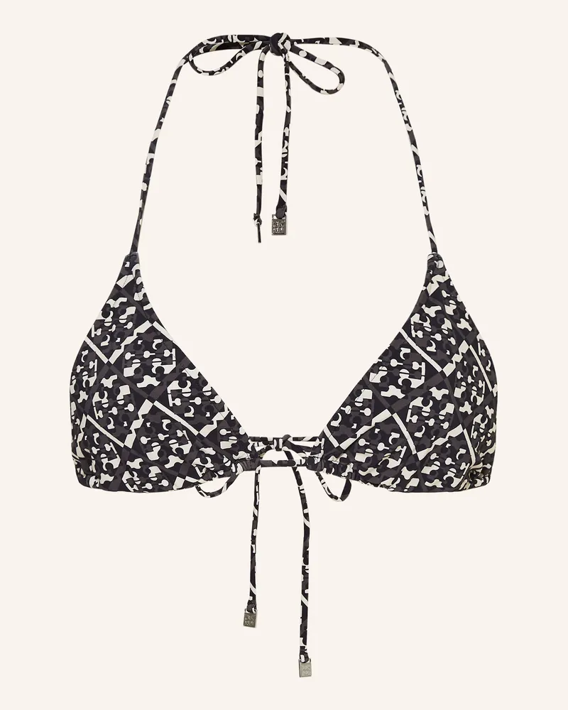 Tory Burch Triangel-Bikini-Top Schwarz