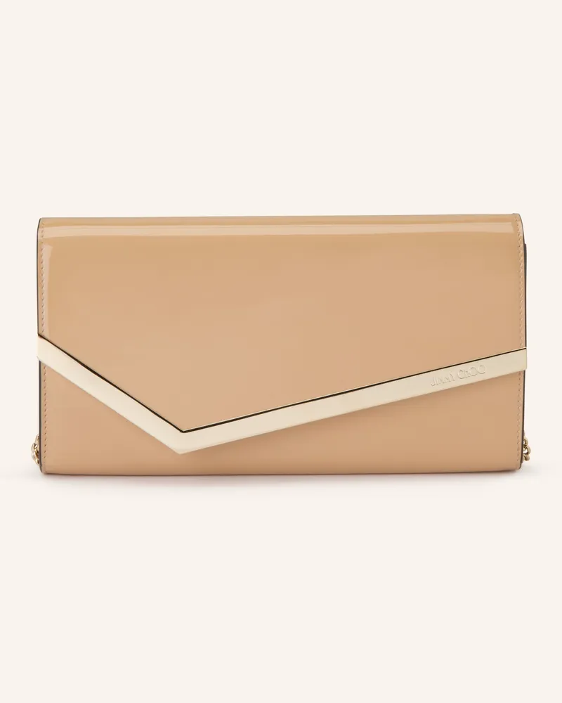 Jimmy Choo Clutch EMMIE Beige