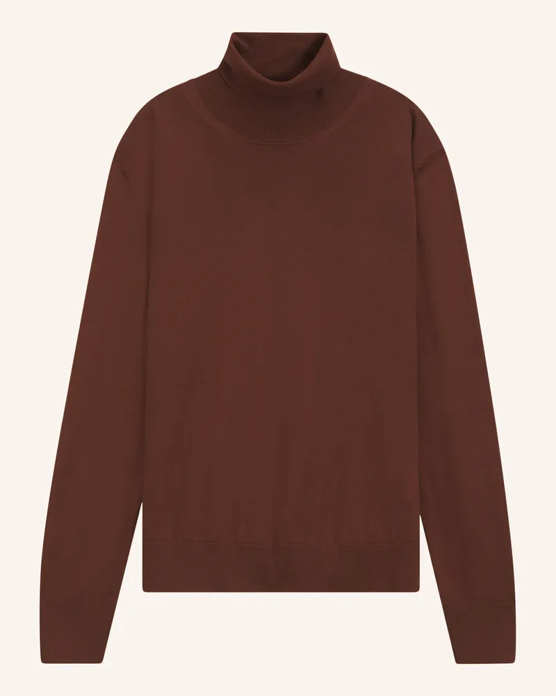 HUGO BOSS Sweater H-Musso Regular Fit braun Braun