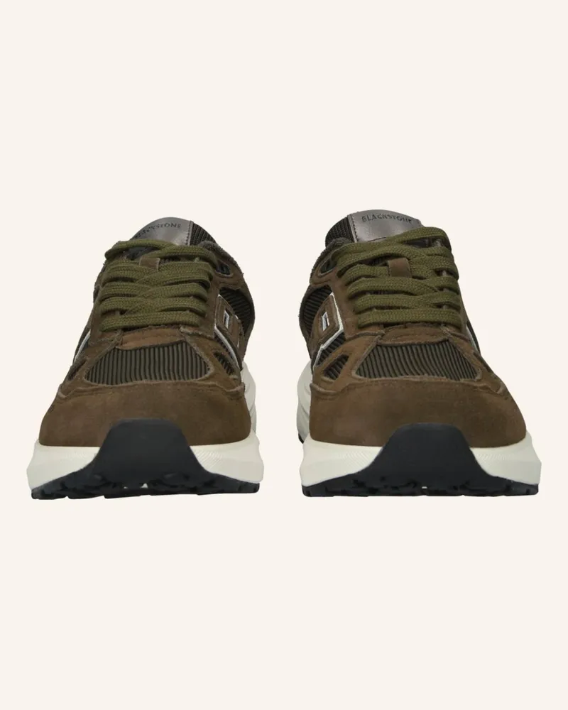 Blackstone Sneaker Dunkelgrün