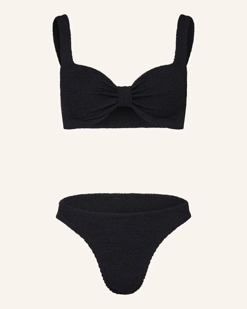 Hunza G Bustier-Bikini BONNIE Schwarz