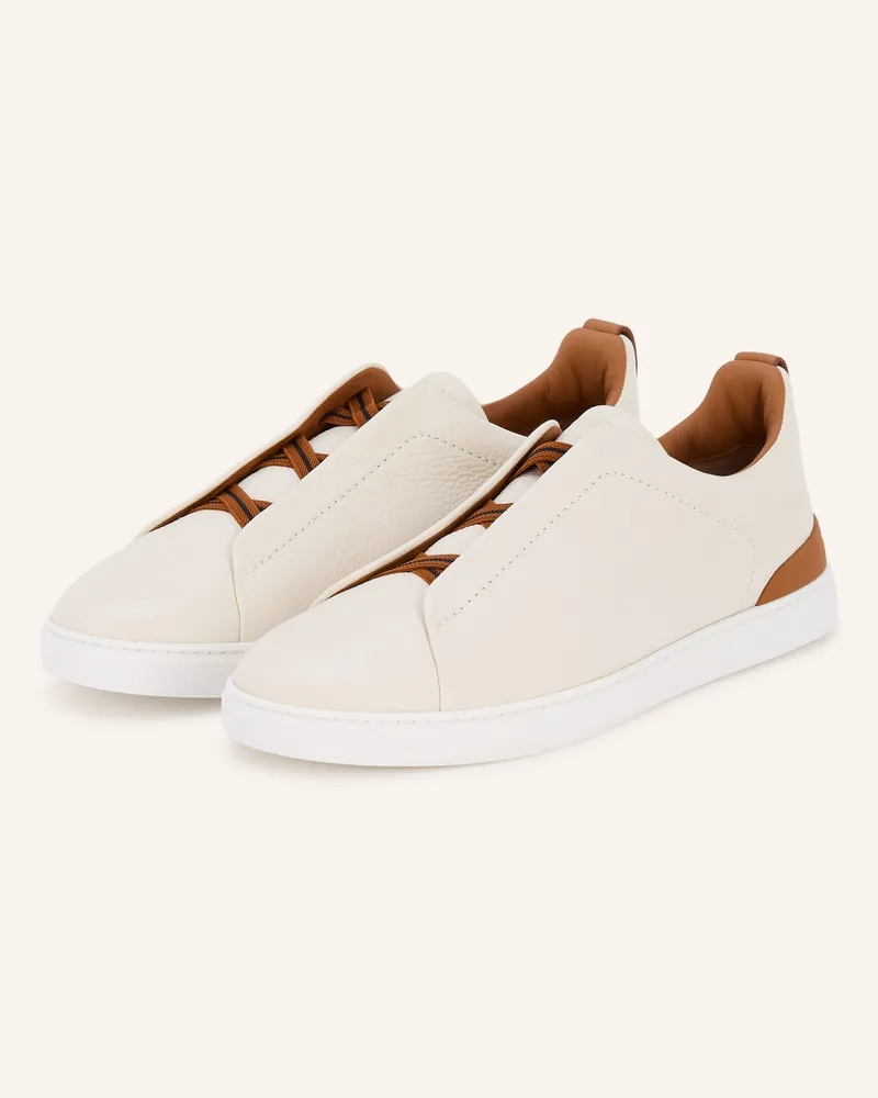 Ermenegildo Zegna Sneaker weiss Weiss