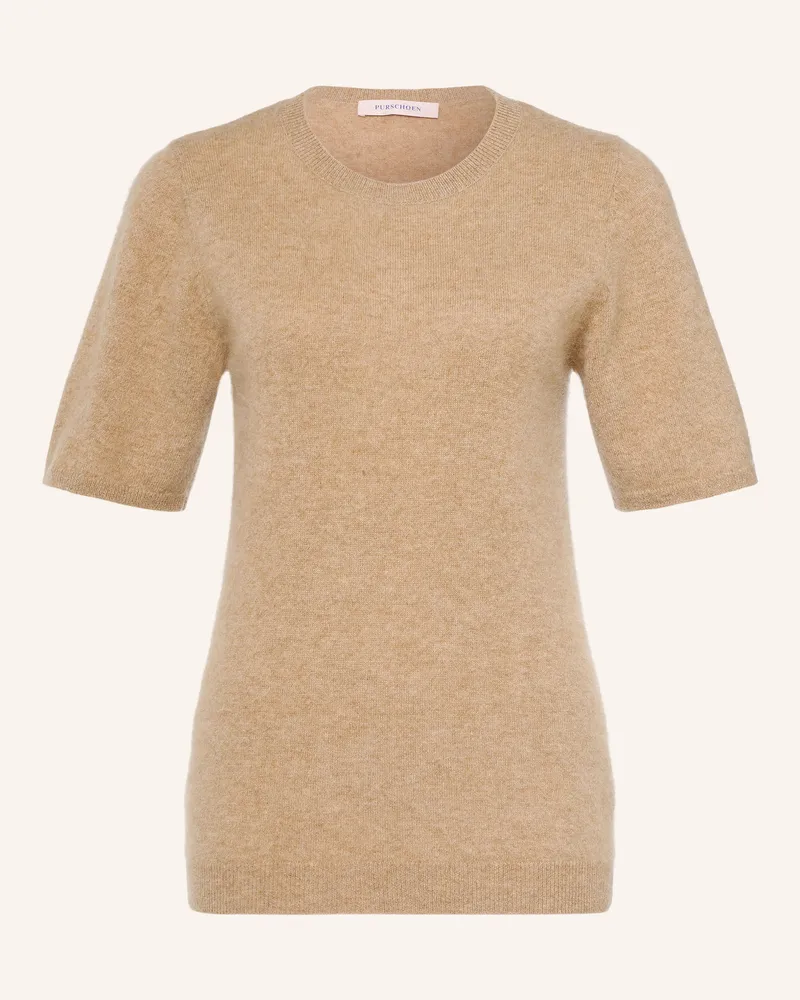 Puschoen Strickshirt Pisa Aus Cashmere beige Beige