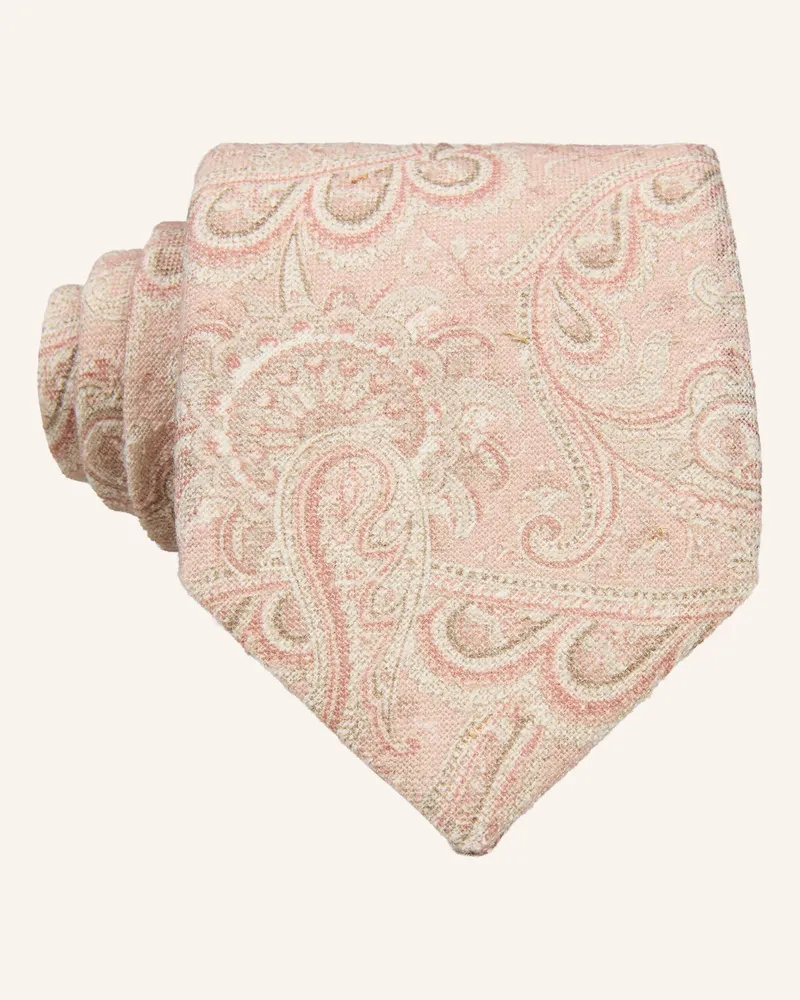 Profuomo Krawatte rot Rosé